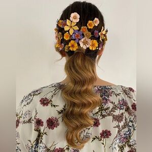 NWT Zara Floral headpiece